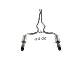 Roush Cat-Back Exhaust Black Tip Ford Mustang GT 2015-2017