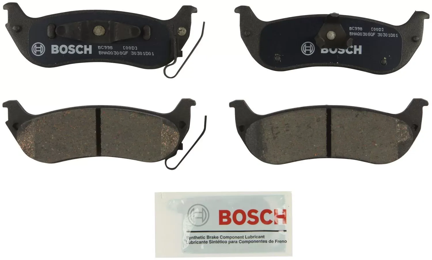 Bosch QuietCast Brake Pads - BC998