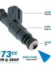 Bosch 274cc/min High Impedance EV6 Fuel Injector - Standard Length (60mm)                                     - 0280155931 - Image 6