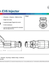 Bosch 274cc/min High Impedance EV6 Fuel Injector - Standard Length (60mm)                                     - 0280155931 - Image 7