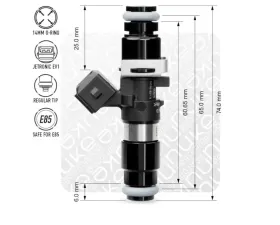 Bosch Motorsport Injector 1462cc 65mm EV14L