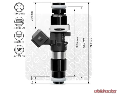 Bosch Motorsport Injector 1462cc 65mm EV14L - 130-01-150