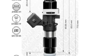 Bosch Motorsport Injector 870cc 65mm EV14L 5pcs                                     - 130-05-087 - Image 2