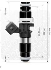 Bosch Motorsport Injector 1200cc 65mm EV14L 5pcs                                     - 130-05-120 - Image 2
