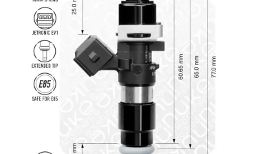 Bosch Motorsport Injector 1200cc 65mm EV14L 5pcs                                     - 130-05-120 - Image 2