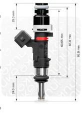 Bosch Motorsport Injector 627cc 65mm EV14L 8pcs                                     - 130-08-063 - Image 2