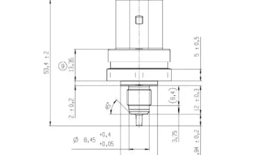 Bosch Motorsport 10 BAR 150 PSI Fuel Oil Pressure Temperature Sensor M10x1                                     - 70-0261230340 - Image 2