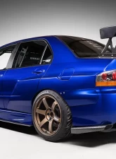 Varis 12K Carbon Solid Joker Widebody Rear Side Diffuser for Mitsubishi Evolution IX 2005-2007                                     - HAM-010 - Image 2
