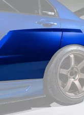 Varis FRP Widebody Rear Fender Kit for Mitsubishi Evolution IX 2005-2007                                     - HAM007-9 - Image 2