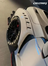 Varis Front Bumper and Side Skirts Widebody Upgrade Kit for Honda Civic Type-R FK8 2017-2021                                     - VAHO-032 - Image 2