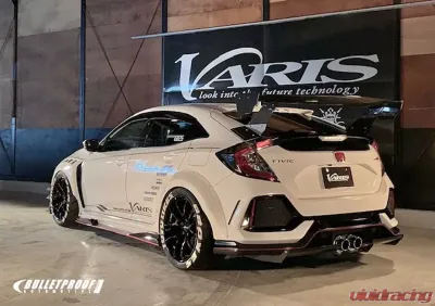 Varis Front Bumper and Side Skirts Widebody Upgrade Kit for Honda Civic Type-R FK8 2017-2021 - VAHO-032