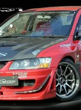 Varis Carbon Super Taikyu Hyper Canard Set for Mitsubishi Evolution VIII 2003-2005                                     - VAMI-041 - Image 3