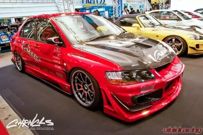 Varis Front Bumper Oil Cooler Guide for Mitsubishi Evolution VIII 2003-2005 - VAMI-061