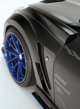 Varis VANI-130 6pcs FRP Carbon Arising II Front Fender & Side Fin Panel for Nissan 370Z 2009-2019                                     - VANI-130 - Image 3