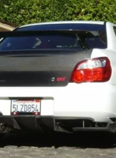 Varis Carbon Rear Diffuser for Subaru WRX 2000-2002, VASU-006, Lightweight Design                                     - VASU-006 - Image 2