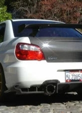 Varis Carbon Rear Diffuser for Subaru WRX 2000-2002, VASU-006, Lightweight Design                                     - VASU-006 - Image 3