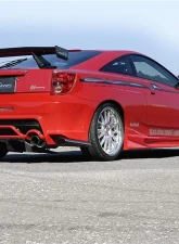 Varis Arising 3 Carbon Rear Bumper for Toyota Celica 1999-2006, Lightweight Design                                     - VATO-019 - Image 2