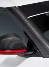 Varis Dry Carbon Mirror Cover for Toyota A90 Supra 2020-2024, VATO-307, Lightweight Design                                     - VATO-307 - Image 3