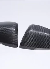 Varis Dry Carbon Mirror Cover for Toyota A90 Supra 2020-2024, VATO-307, Lightweight Design                                     - VATO-307 - Image 3