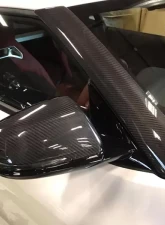 Varis Dry Carbon Mirror and Pillar Cover Set for Toyota A90 Supra 2020-2024                                     - VATO-309 - Image 2