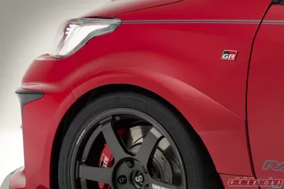 Varis 8mm Wider FRP Front and Rear Fender Trim Set for 2020 Toyota Yaris VATO-336 - VATO-336