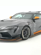 Varis FRP and Carbon Wirebody Kit with Carbon Bonnet for 2020-2024 Toyota A90 Supra                                     - VATO-351wB - Image 5