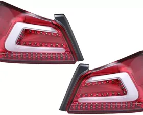 Varis Red LED Tail Lamp for Subaru WRX 2018-2019, VLSU-006, Durable Design