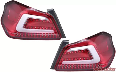 Varis Red LED Tail Lamp for Subaru WRX 2018-2019, VLSU-006, Durable Design - VLSU-006