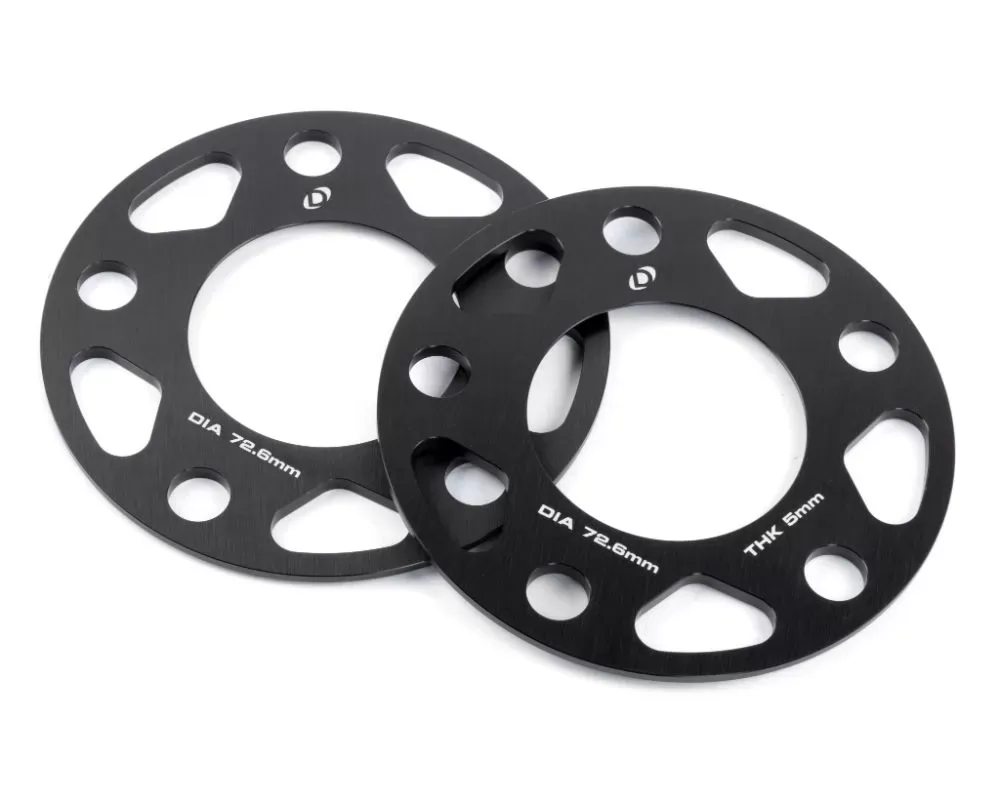 Dinan 72.6mm Center Bore 5mm Thick 5 x 120 Wheel Spacers BMW 1988-2021 - D210-2035