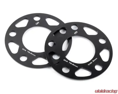 Dinan 72.6mm Center Bore 5mm Thick 5 x 120 Wheel Spacers BMW 1988-2021 - D210-2035