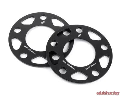 Dinan 72.6mm Center Bore 6mm Thick 5 x 120 Wheel Spacers BMW 1988-2021 - D210-2036
