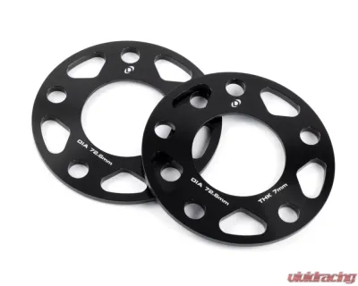 Dinan 72.6mm Center Bore 7mm Thick 5 x 120 Wheel Spacers BMW 1988-2021 - D210-2037