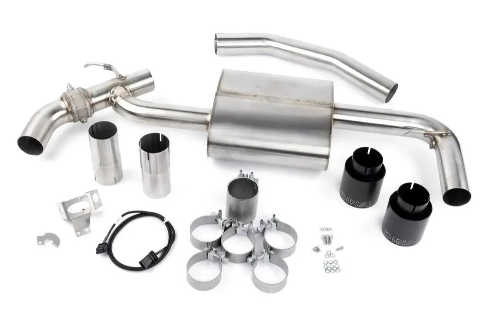 Dinan Stainless Steel Valved Axle Back Exhaust Black Tip BMW X1 | X2 SDRIVE28I 2016-2022 - D660-0088-BLK