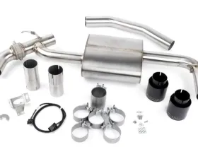 Dinan Stainless Steel Valved Axle Back Exhaust Black Tip BMW X1 | X2 XDRIVE28I 2016-2022