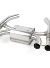 Dinan Stainless Steel Black Tips Valved Axle-Back Exhaust BMW M3 | M4 - G80 | G82 | G83 3.0L L6 2021-2025                                     - D660-0093-BLK - Image 3