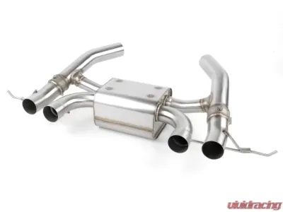 Dinan Stainless Steel Black Tips Valved Axle-Back Exhaust BMW M3 | M4 - G80 | G82 | G83 3.0L L6 2021-2025 - D660-0093-BLK