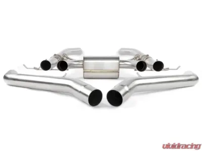 Dinan Stainless Steel Black Tips Valved Axle-Back Exhaust BMW M3 | M4 - G80 | G82 | G83 3.0L L6 2021-2025 - D660-0093-BLK
