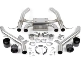 Dinan Stainless Steel Black Tips Valved Axle-Back Exhaust BMW M3 | M4 - G80 | G82 | G83 3.0L L6 2021-2025