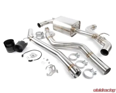 Dinan Valved Cat-Back Exhaust System Black Tips Toyota GR Supra 3.0 2020-2025 - D660-0096-BLK