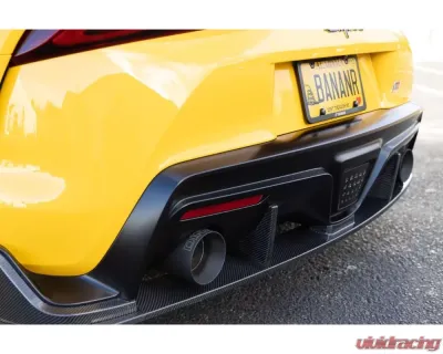 Dinan Valved Cat-Back Exhaust System Black Tips Toyota GR Supra 3.0 2020-2025 - D660-0096-BLK