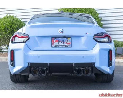 Dinan Stainless Steel Valved Axle-Back Exhaust w/ Black Tips BMW M2 G87 2023-2025 - D660-0100-BLK