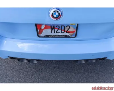Dinan Stainless Steel Valved Axle-Back Exhaust w/ Black Tips BMW M2 G87 2023-2025 - D660-0100-BLK