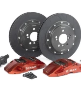 Dinan 370x32mm 4-Piston Rear Big Brake Kit (Red) BMW F2X | F3X 2|3|4-Series 2012-2021                                     - D290-1006-R - Image 15
