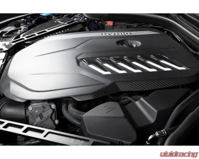 Dinan Matte Carbon Fiber Engine Cover BMW B58D BMW 3.0L 6-Cyl 2020-2025 - D590-0004
