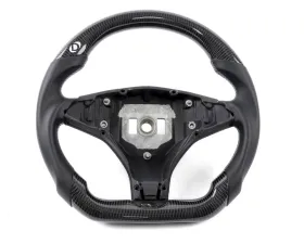 Dinan Steering Wheel - Carbon Fiber with Leather Grips (Non-Heated) Tesla
