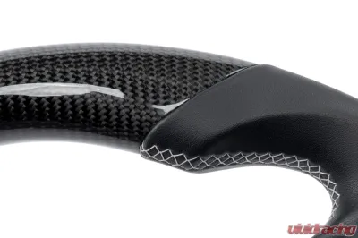 Dinan Steering Wheel - Carbon Fiber with Leather Grips (Non-Heated) Tesla - D920-0001