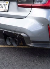 Dinan Rear Side Splitters BMW M4 BMW 3.0L 6-Cyl 2021-2025                                     - D980-0050 - Image 2