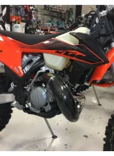 P3 Carbon Fiber Pipe Guard Husqvarna TE 150 | KTM 150 XC-W TPi 2020-2024                                     - 101050 - Image 2