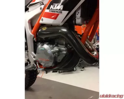P3 Carbon Fiber Pipe Guard KTM Freeride 250R 4-Stroke 2015-2017 - 101065