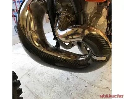 P3 Carbon Fiber Pipe Guard Husqvarna | KTM 250 | 300 2017-2019 - 101066-PC